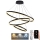 Led Dimmable κρεμαστό φωτιστικό οροφής LED/125W/230V 3000-6500K διάμετρος 80 cm + τηλεχειριστήριο