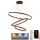 Led Dimmable κρεμαστό φωτιστικό οροφής LED/125W/230V 3000-6500K διάμετρος 80 cm + τηλεχειριστήριο