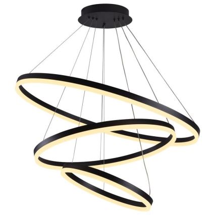 Led Dimmable κρεμαστό φωτιστικό οροφής LED/125W/230V 3000-6500K διάμετρος 80 cm + τηλεχειριστήριο