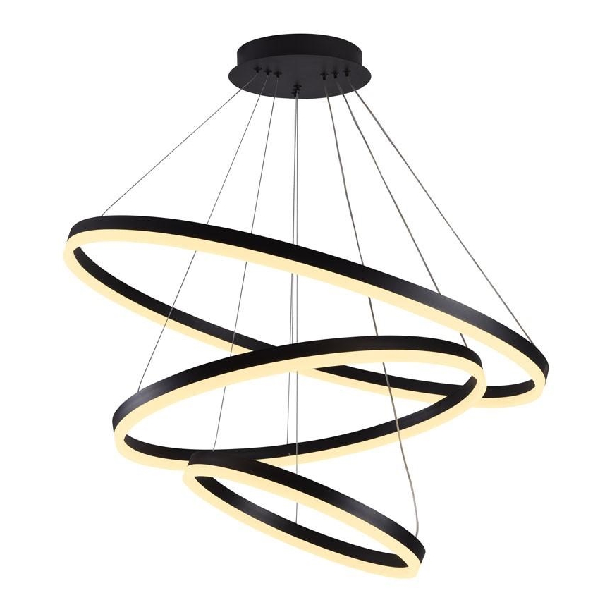 Led Dimmable κρεμαστό φωτιστικό οροφής LED/125W/230V 3000-6500K διάμετρος 80 cm + τηλεχειριστήριο