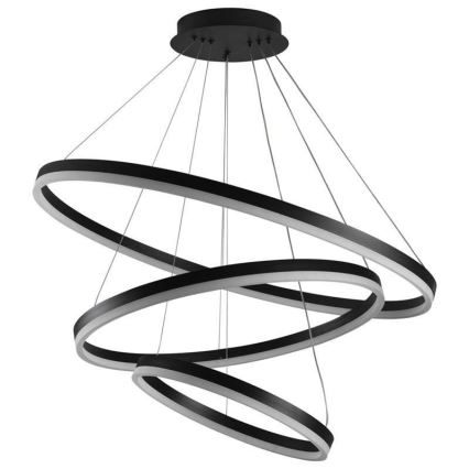 Led Dimmable κρεμαστό φωτιστικό οροφής LED/125W/230V 3000-6500K διάμετρος 80 cm + τηλεχειριστήριο