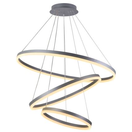 Led Dimmable κρεμαστό φωτιστικό οροφής LED/125W/230V 3000-6500K διάμετρος 80 cm + τηλεχειριστήριο