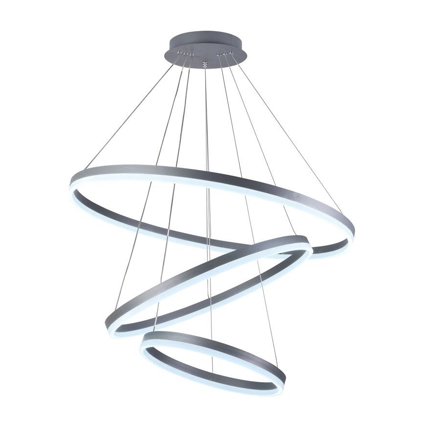 Led Dimmable κρεμαστό φωτιστικό οροφής LED/125W/230V 3000-6500K διάμετρος 80 cm + τηλεχειριστήριο