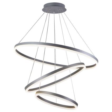 Led Dimmable κρεμαστό φωτιστικό οροφής LED/125W/230V 3000-6500K διάμετρος 80 cm + τηλεχειριστήριο