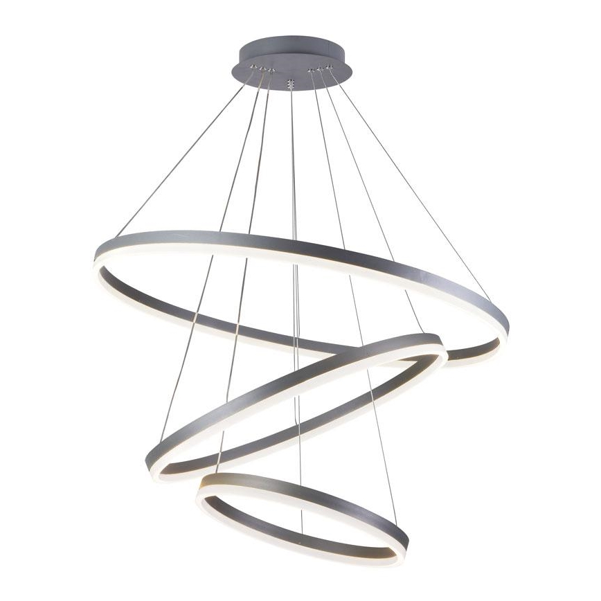 Led Dimmable κρεμαστό φωτιστικό οροφής LED/125W/230V 3000-6500K διάμετρος 80 cm + τηλεχειριστήριο