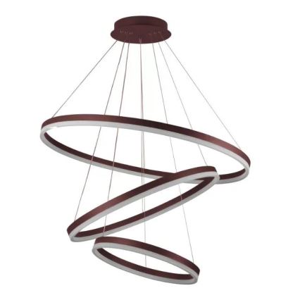 Led Dimmable κρεμαστό φωτιστικό οροφής LED/125W/230V 3000-6500K διάμετρος 80 cm + τηλεχειριστήριο