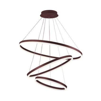 Led Dimmable κρεμαστό φωτιστικό οροφής LED/125W/230V 3000-6500K διάμετρος 80 cm + τηλεχειριστήριο