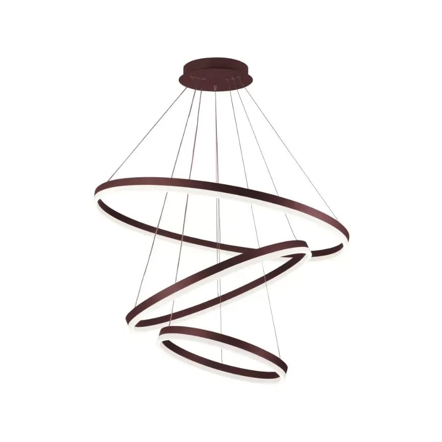 Led Dimmable κρεμαστό φωτιστικό οροφής LED/125W/230V 3000-6500K διάμετρος 80 cm + τηλεχειριστήριο