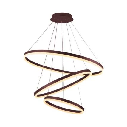 Led Dimmable κρεμαστό φωτιστικό οροφής LED/125W/230V 3000-6500K διάμετρος 80 cm + τηλεχειριστήριο