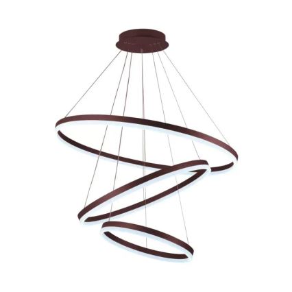 Led Dimmable κρεμαστό φωτιστικό οροφής LED/125W/230V 3000-6500K διάμετρος 80 cm + τηλεχειριστήριο