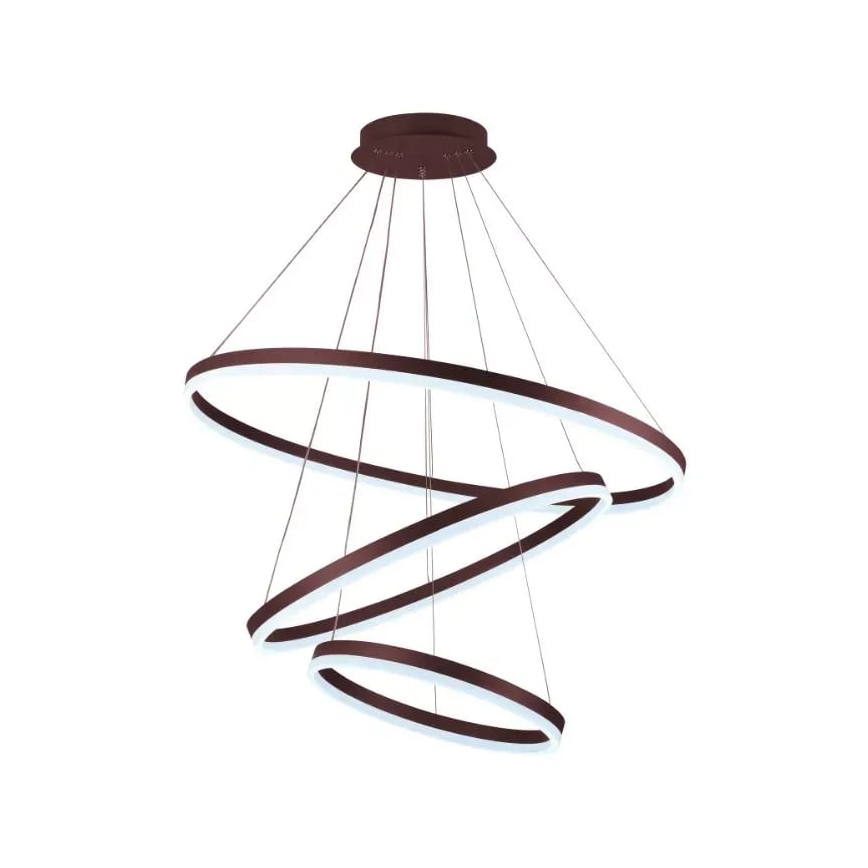 Led Dimmable κρεμαστό φωτιστικό οροφής LED/125W/230V 3000-6500K διάμετρος 80 cm + τηλεχειριστήριο