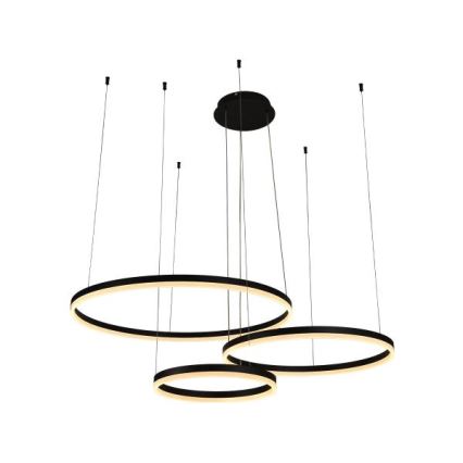 Led Dimmable κρεμαστό φωτιστικό οροφής LED/125W/230V 3000-6500K διάμετρος 80 cm + τηλεχειριστήριο