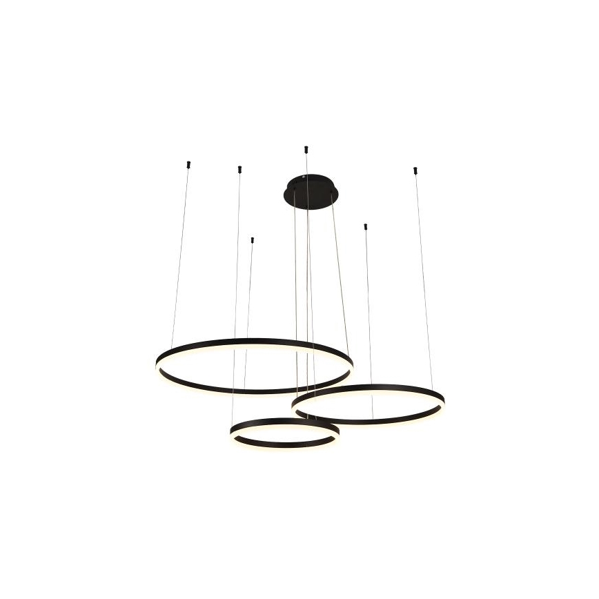 Led Dimmable κρεμαστό φωτιστικό οροφής LED/125W/230V 3000-6500K διάμετρος 80 cm + τηλεχειριστήριο