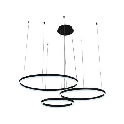 Led Dimmable κρεμαστό φωτιστικό οροφής LED/125W/230V 3000-6500K διάμετρος 80 cm + τηλεχειριστήριο