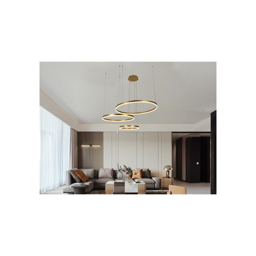 Led Dimmable κρεμαστό φωτιστικό οροφής LED/125W/230V 3000-6500K + τηλεχειριστήριο