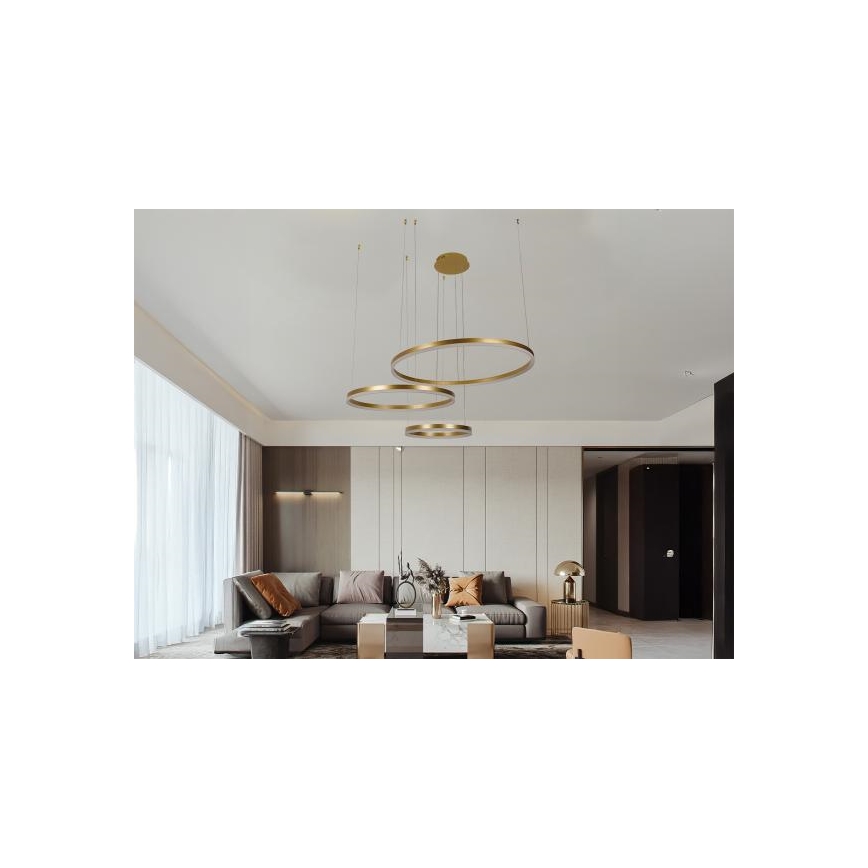 Led Dimmable κρεμαστό φωτιστικό οροφής LED/125W/230V 3000-6500K + τηλεχειριστήριο