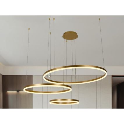 Led Dimmable κρεμαστό φωτιστικό οροφής LED/125W/230V 3000-6500K + τηλεχειριστήριο
