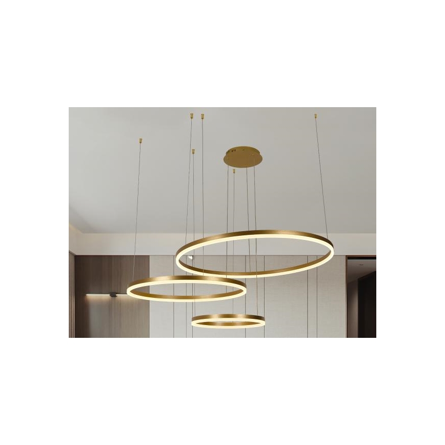 Led Dimmable κρεμαστό φωτιστικό οροφής LED/125W/230V 3000-6500K + τηλεχειριστήριο