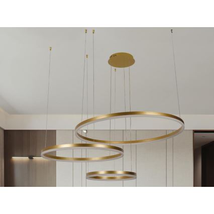 Led Dimmable κρεμαστό φωτιστικό οροφής LED/125W/230V 3000-6500K + τηλεχειριστήριο