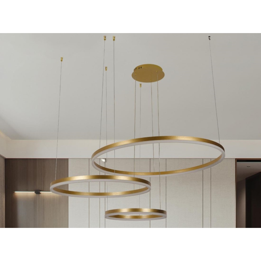 Led Dimmable κρεμαστό φωτιστικό οροφής LED/125W/230V 3000-6500K + τηλεχειριστήριο
