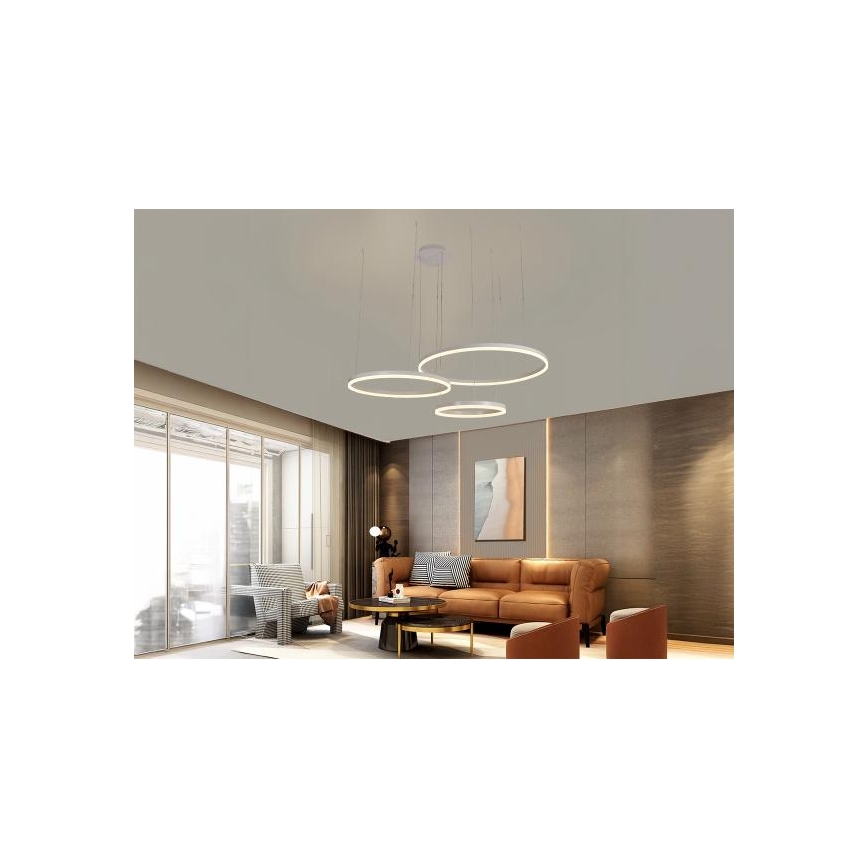Led Dimmable κρεμαστό φωτιστικό οροφής LED/125W/230V 3000-6500K + τηλεχειριστήριο