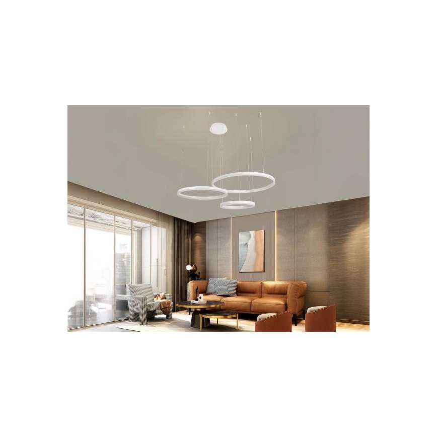 Led Dimmable κρεμαστό φωτιστικό οροφής LED/125W/230V 3000-6500K + τηλεχειριστήριο