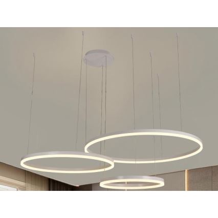 Led Dimmable κρεμαστό φωτιστικό οροφής LED/125W/230V 3000-6500K + τηλεχειριστήριο
