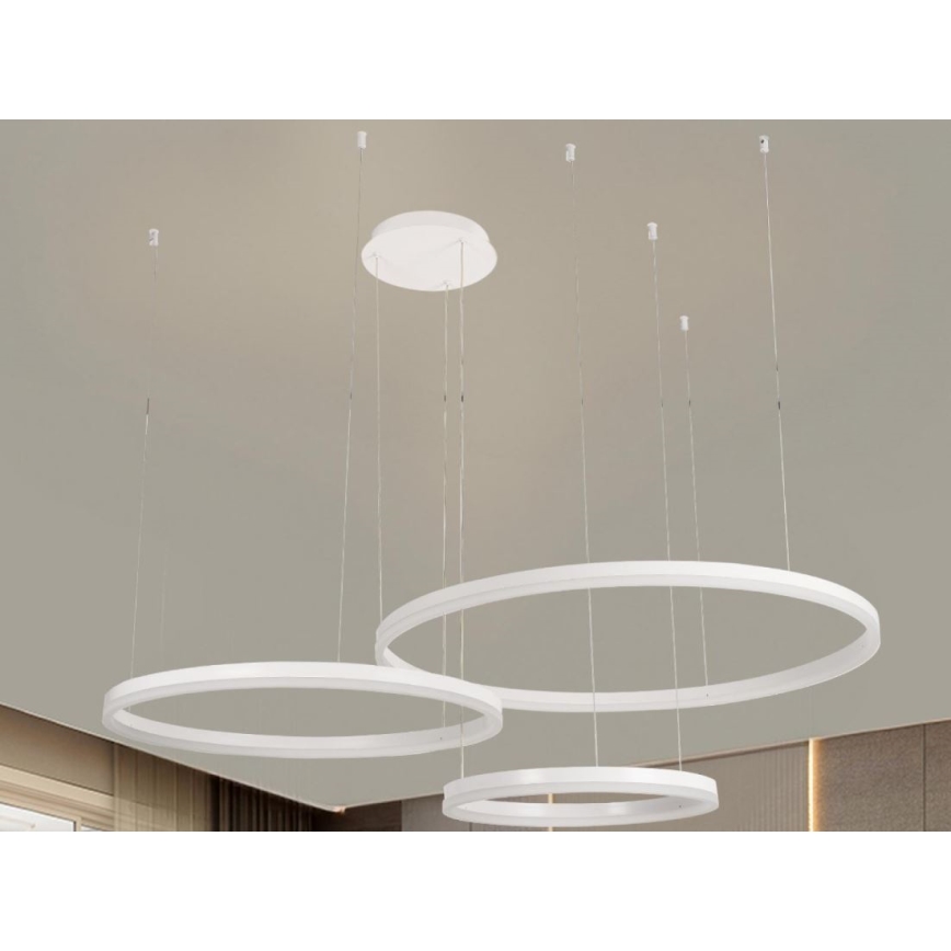 Led Dimmable κρεμαστό φωτιστικό οροφής LED/125W/230V 3000-6500K + τηλεχειριστήριο