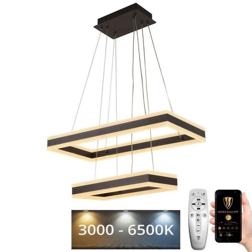 LED Dimmable κρεμαστό φωτιστικό οροφής LED/130W/230V 3000-6500K + τηλεχειριστήριο