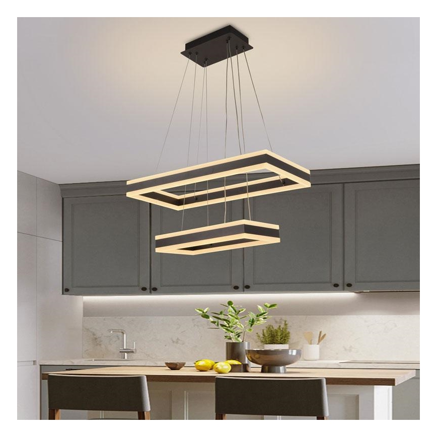 LED Dimmable κρεμαστό φωτιστικό οροφής LED/130W/230V 3000-6500K + τηλεχειριστήριο