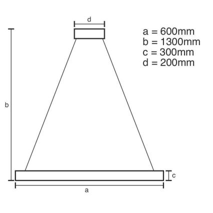 LED Dimming κρύσταλλο πολύφωτο on a string LED/130W/230V 3000-6500K χρυσαφί + τηλεχειριστήριο