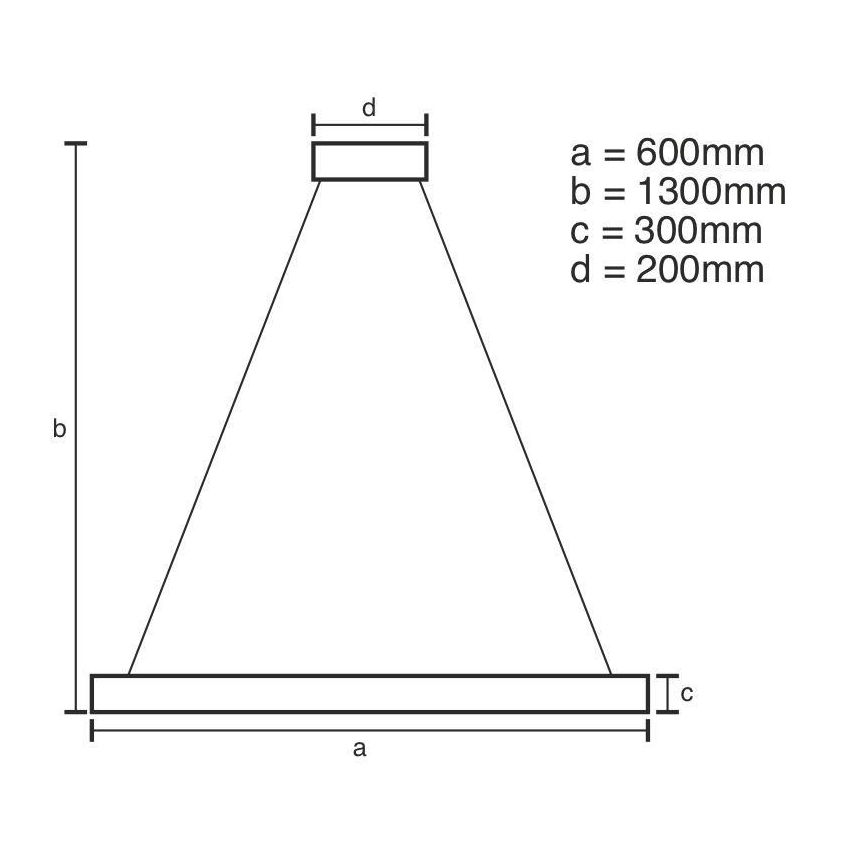 LED Dimming κρύσταλλο πολύφωτο on a string LED/130W/230V 3000-6500K χρυσαφί + τηλεχειριστήριο