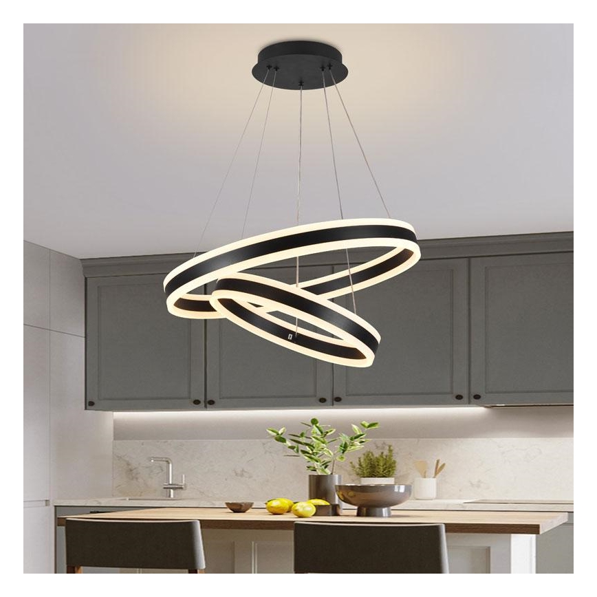 LED Dimmable κρεμαστό φωτιστικό οροφής LED/135W/230V 3000-6500K + τηλεχειριστήριο