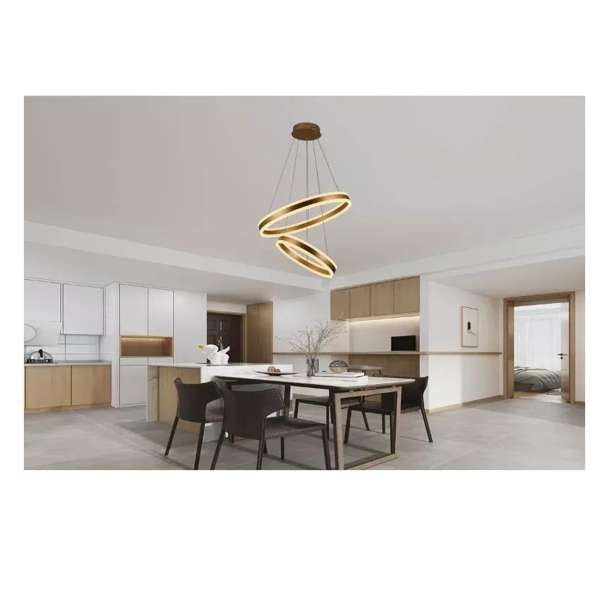 Led Dimmable κρεμαστό φωτιστικό οροφής LED/135W/230V 3000-6500K + τηλεχειριστήριο