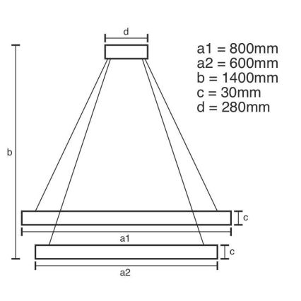 LED Dimming κρύσταλλο πολύφωτο on a string LED/160W/230V 3000-6500K ασήμι + τηλεχειριστήριο