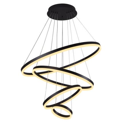 Led Dimmable κρεμαστό φωτιστικό οροφής LED/165W/230V 3000-6500K διάμετρος 80 cm + τηλεχειριστήριο