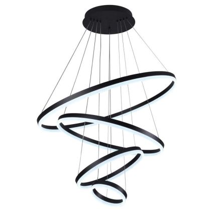 Led Dimmable κρεμαστό φωτιστικό οροφής LED/165W/230V 3000-6500K διάμετρος 80 cm + τηλεχειριστήριο
