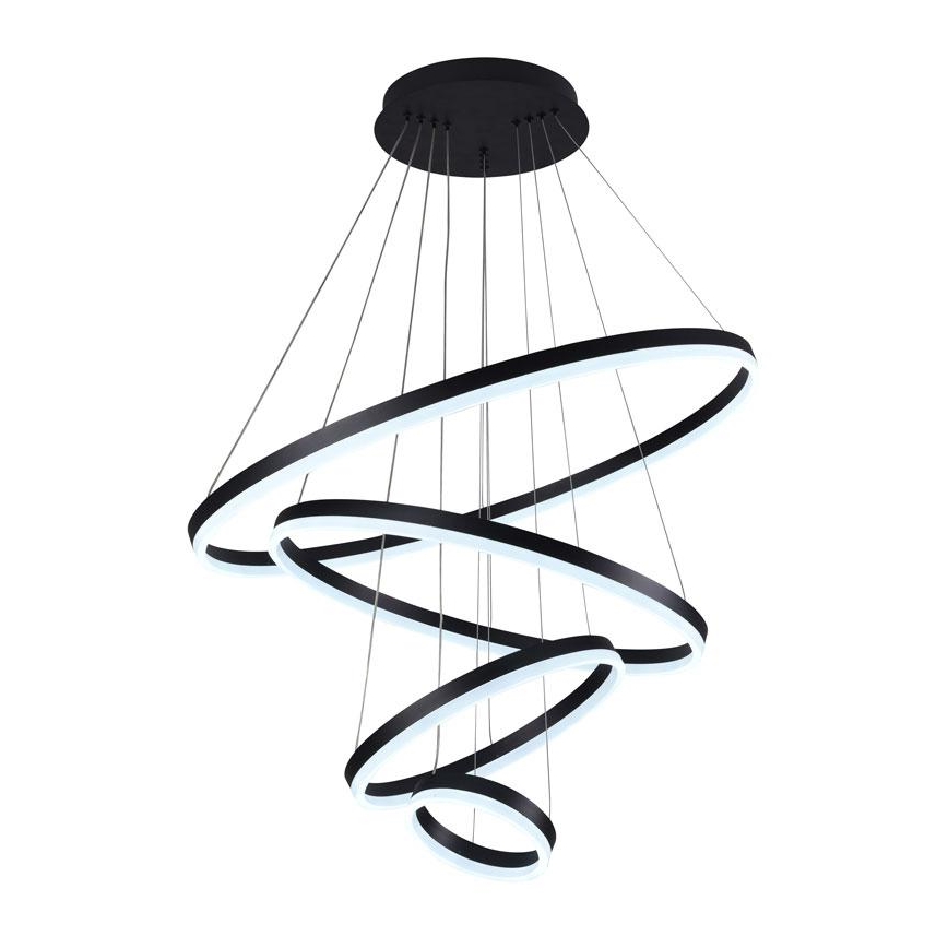 Led Dimmable κρεμαστό φωτιστικό οροφής LED/165W/230V 3000-6500K διάμετρος 80 cm + τηλεχειριστήριο