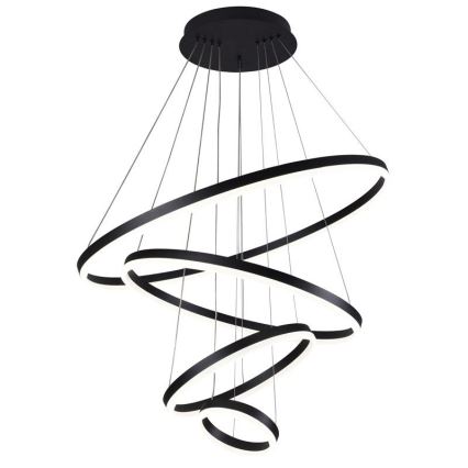 Led Dimmable κρεμαστό φωτιστικό οροφής LED/165W/230V 3000-6500K διάμετρος 80 cm + τηλεχειριστήριο