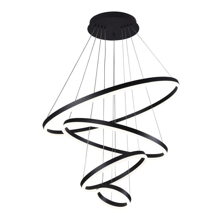 Led Dimmable κρεμαστό φωτιστικό οροφής LED/165W/230V 3000-6500K διάμετρος 80 cm + τηλεχειριστήριο