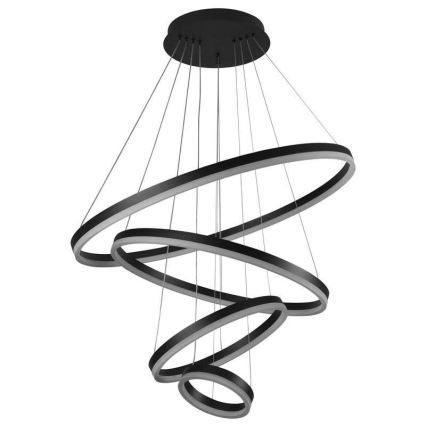 Led Dimmable κρεμαστό φωτιστικό οροφής LED/165W/230V 3000-6500K διάμετρος 80 cm + τηλεχειριστήριο