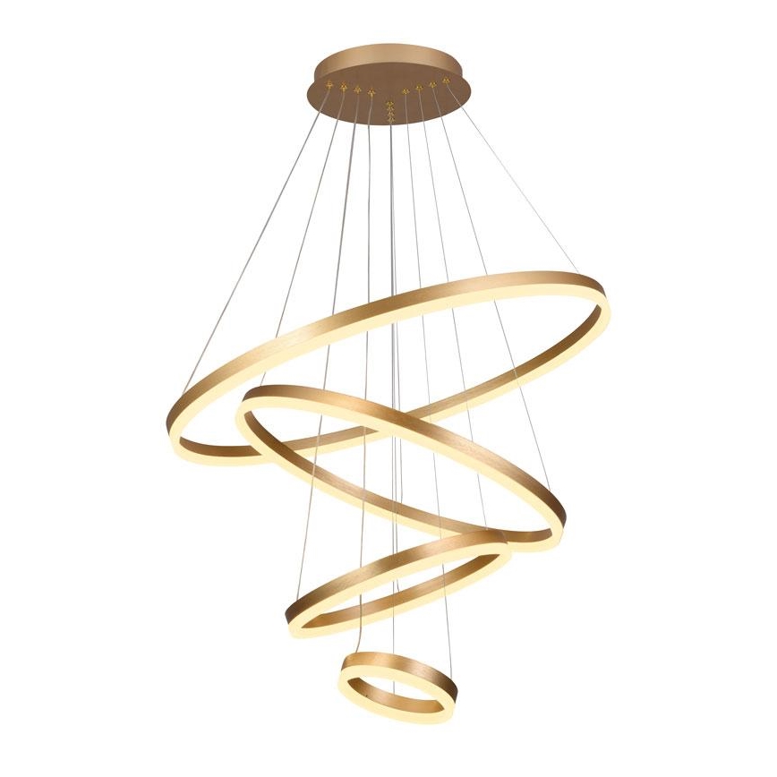 Led Dimmable κρεμαστό φωτιστικό οροφής LED/165W/230V 3000-6500K διάμετρος 80 cm + τηλεχειριστήριο