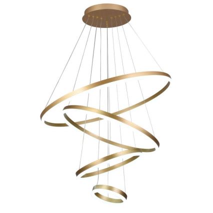 Led Dimmable κρεμαστό φωτιστικό οροφής LED/165W/230V 3000-6500K διάμετρος 80 cm + τηλεχειριστήριο