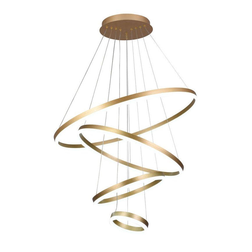 Led Dimmable κρεμαστό φωτιστικό οροφής LED/165W/230V 3000-6500K διάμετρος 80 cm + τηλεχειριστήριο