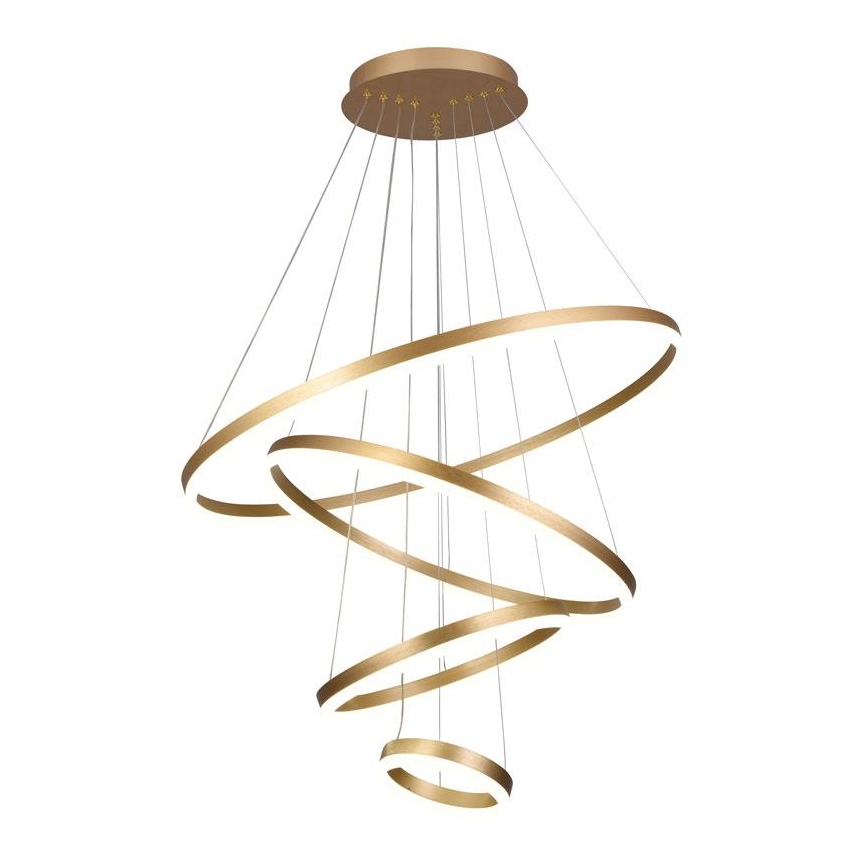 Led Dimmable κρεμαστό φωτιστικό οροφής LED/165W/230V 3000-6500K διάμετρος 80 cm + τηλεχειριστήριο