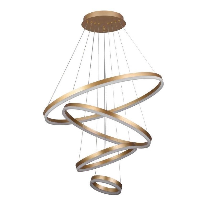 Led Dimmable κρεμαστό φωτιστικό οροφής LED/165W/230V 3000-6500K διάμετρος 80 cm + τηλεχειριστήριο