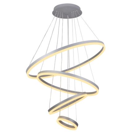 Led Dimmable κρεμαστό φωτιστικό οροφής LED/165W/230V 3000-6500K διάμετρος 80 cm + τηλεχειριστήριο