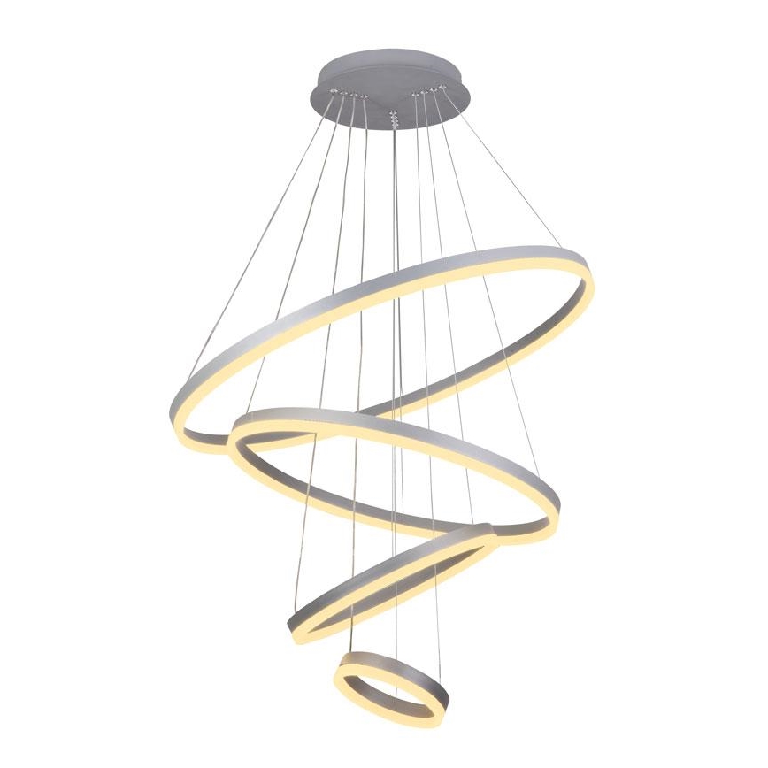 Led Dimmable κρεμαστό φωτιστικό οροφής LED/165W/230V 3000-6500K διάμετρος 80 cm + τηλεχειριστήριο