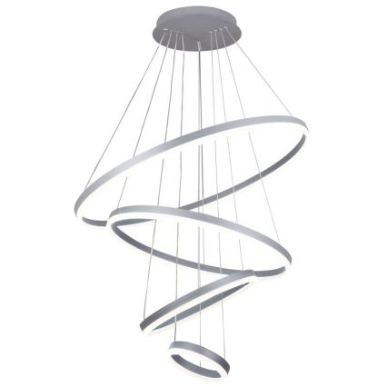 Led Dimmable κρεμαστό φωτιστικό οροφής LED/165W/230V 3000-6500K διάμετρος 80 cm + τηλεχειριστήριο