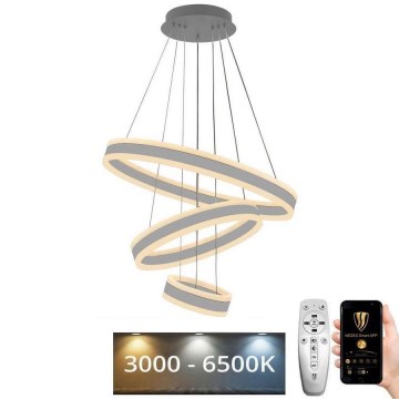 LED Dimmable κρεμαστό φωτιστικό οροφής LED/165W/230V 3000-6500K + τηλεχειριστήριο